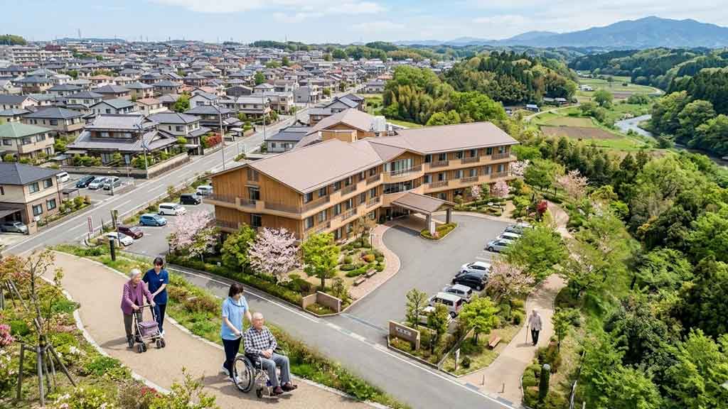 有料老人ホームの外観